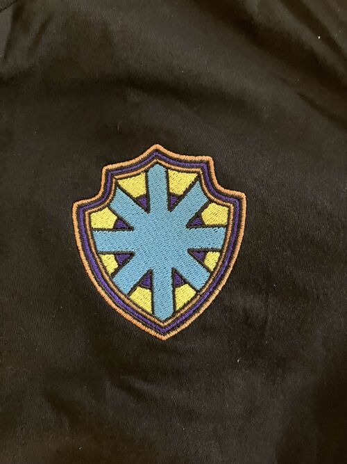 Front of the 2025 RuneFest t-shirt